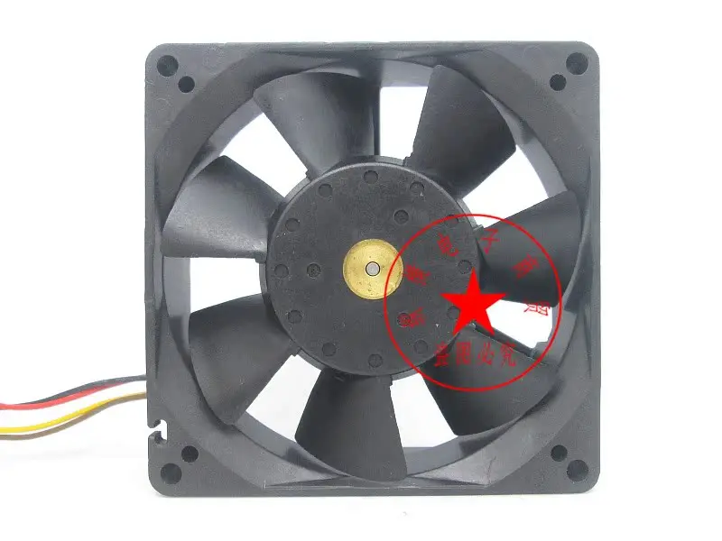 SANYO DENKI 109P0924MH4L1 DC 24V 0.11A 90x90x25mm 4-Wire Server Cooling Fan