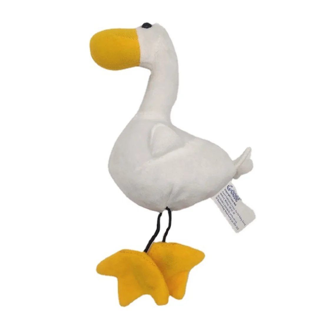 

Hot Cute little white goose plush toy keychain pendant, soft toy keychain backpack decoration