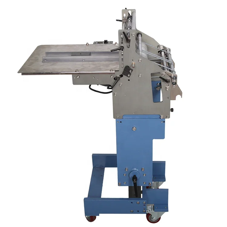 Ajustable Height Digital Counter Folding Machine Vertical Stacker folder for sale