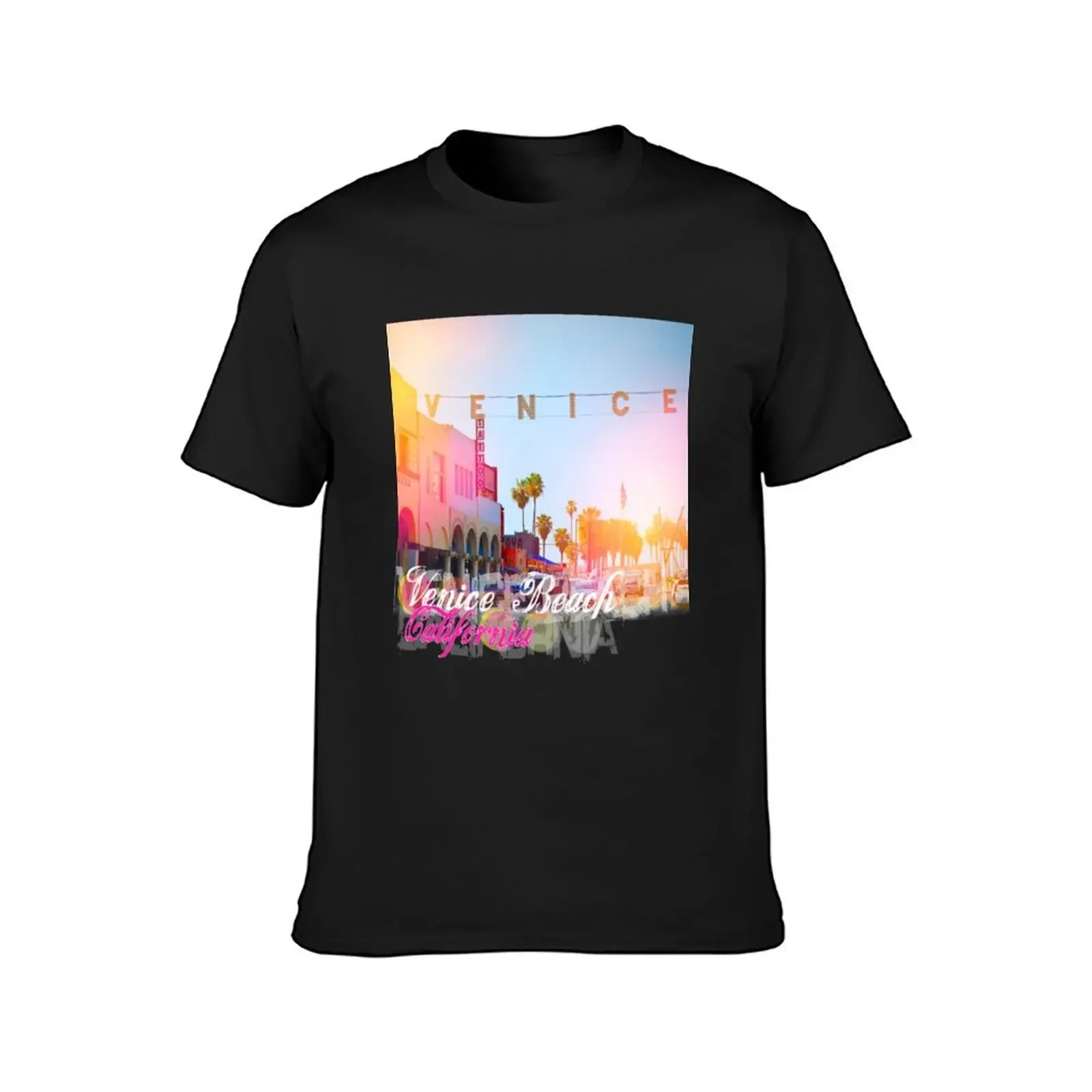 Venice Beach California T-Shirt plus size clothes graphic t shirt vintage cheap stuff designer t shirt men