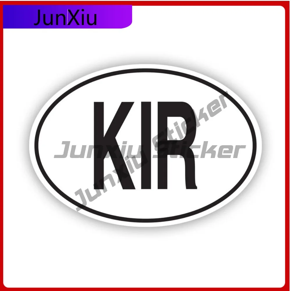 

Kir Kiribati Country Fade Resistant Waterproof Vintage For Truck Rear Windshield Helmet Easy Apply Easy To Remove Accessories