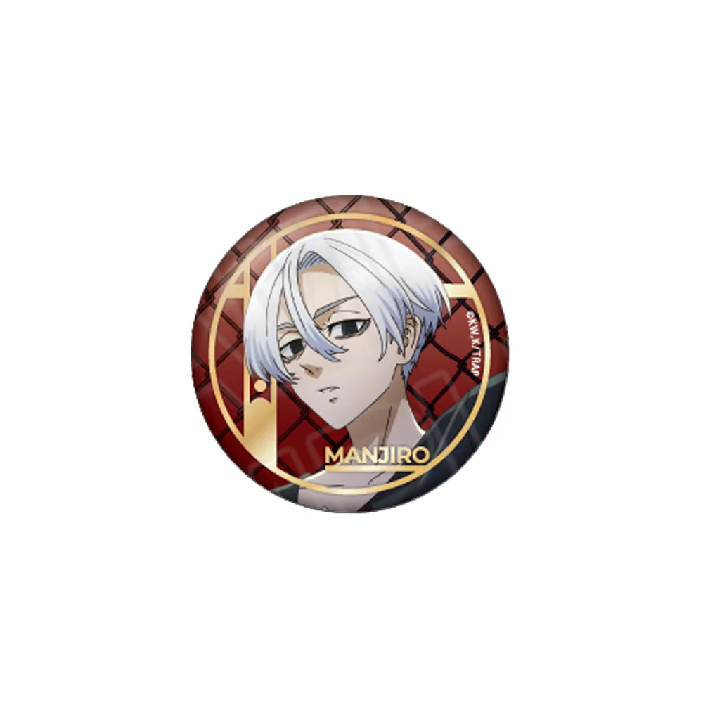 Anime Tokyo Revengers Manjiro Sano Chifuyu Matsuno Badge 58MM Acrylic Stand Keychain Halloween Backpack Decoration Charm Gifts