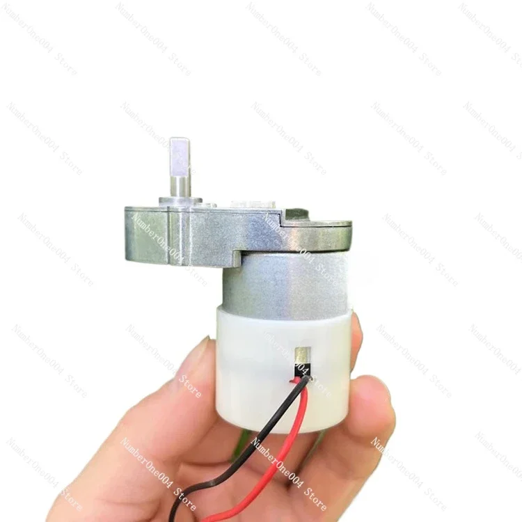 Applicable To Miniature 7-shaped DC Geared Motor DC5-12V All-metal Gear Geared Motor Can Be Used As A Hand Generator