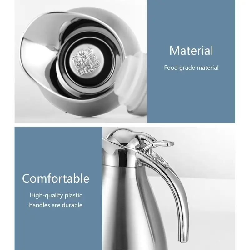  High-quality Thermal Carafe Stainless Steel 24 Hour Heat Retention for Tea