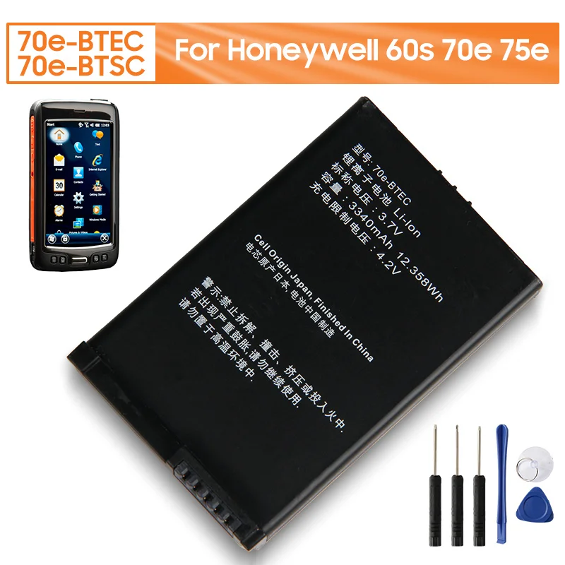 

Сменная батарея 70e-BTEC 70e-BTSC для перезаряжаемой батареи Honeywell 60s Dolphin 70e Dolphin 75e