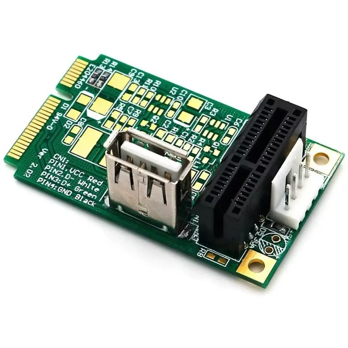 NEW FACTORY~Mini PCIe to PCI Express 1x Slot Adapter Card Production Test PCI-E 4x 8x 16x Card Component Interconnect Express