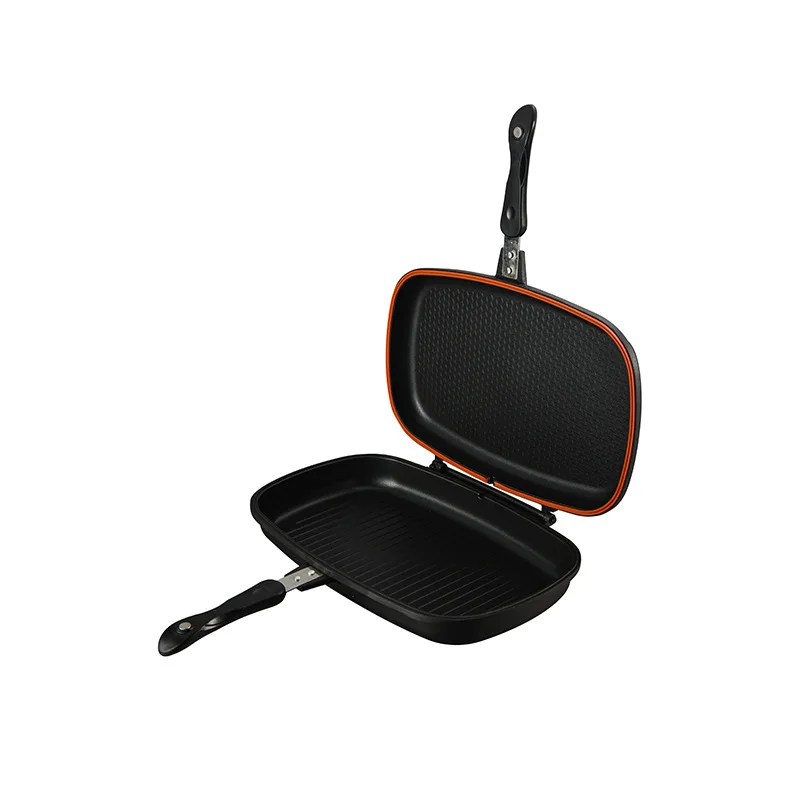 Foreign trade baking pan Household aluminum die-casting non-stick pan Steak frying Frying Kitchen cookware