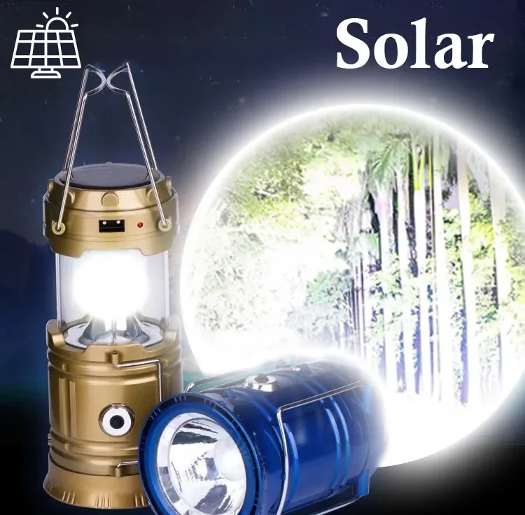 Camping Lamp USB Rechargeable Lantern Camping Light Flashlight Lighting Lantern Lamp Torch Outdoor Camping Light Waterproof