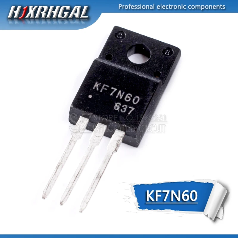 10pcs KF7N60 TO220F KF7N60F TO-220F 7N60