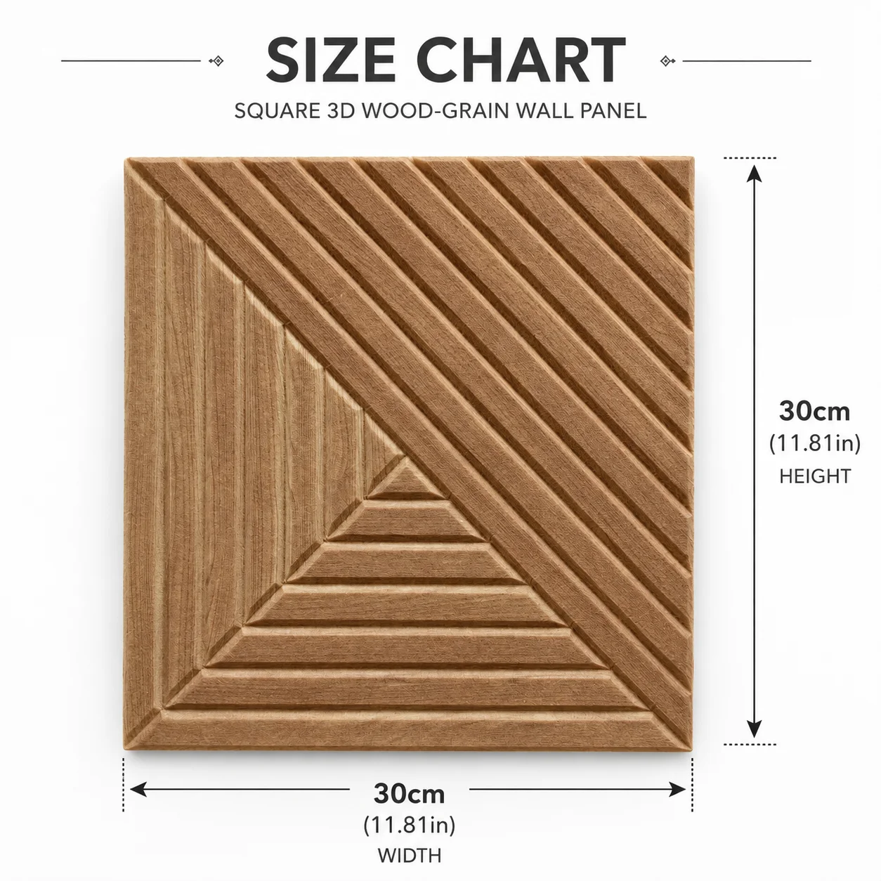 1/2pcs Set 3D Wood Grain Polyester Fiber Acoustic Panels | Decorative Mesh Wall Stickers, Noise Reduction and Sound Absorption