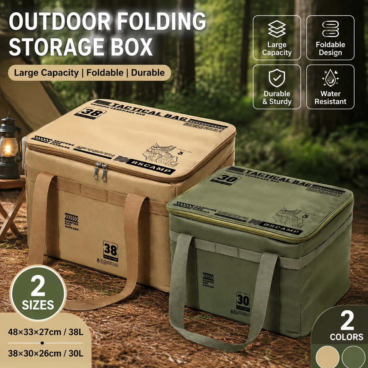 Outdoor Camping Cooking Equipment - حقيبة تكتيكية عازلة للماء بسعة 30