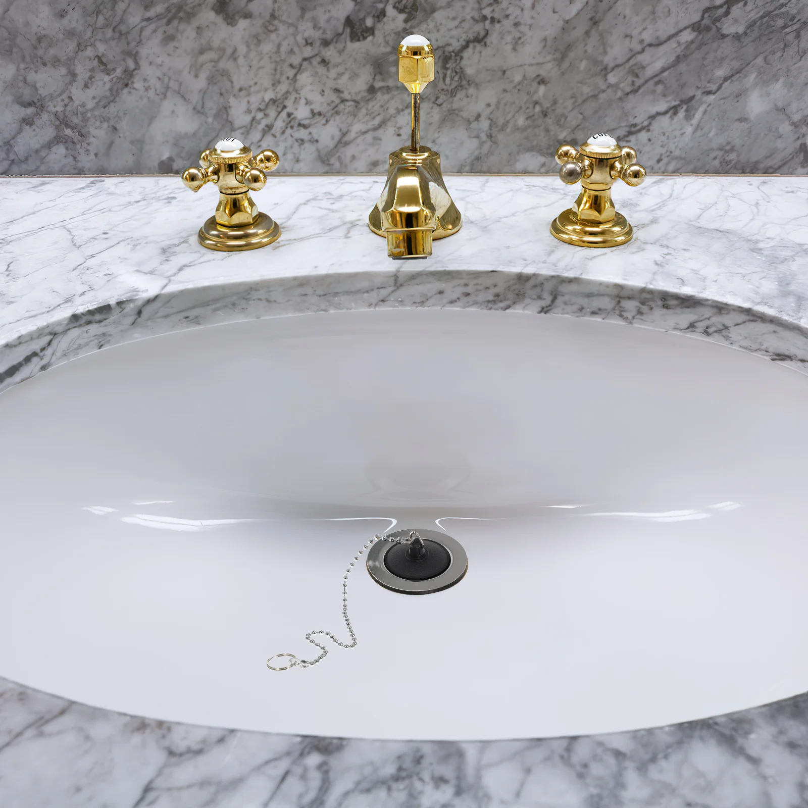 

Copper Sink Waterproof Anti Bathtub Part Clog Bathroom Accessory For Vanity Vessel Lavatory Bathtub Drain Assembly