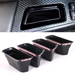 4x Car Front Rear Inner Door Storage Box Case Handle Stowing Pocket Holder Accessories Fit For Ford Fusion Mondeo 2013 2014 2015