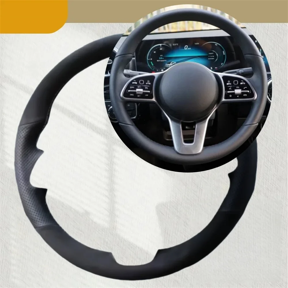 

Car Steering Wheel Cover For Mercedes Benz A-Class W177 B-Class W247 C-Class W205 CLS-Class Car Accessories Steering Wrap