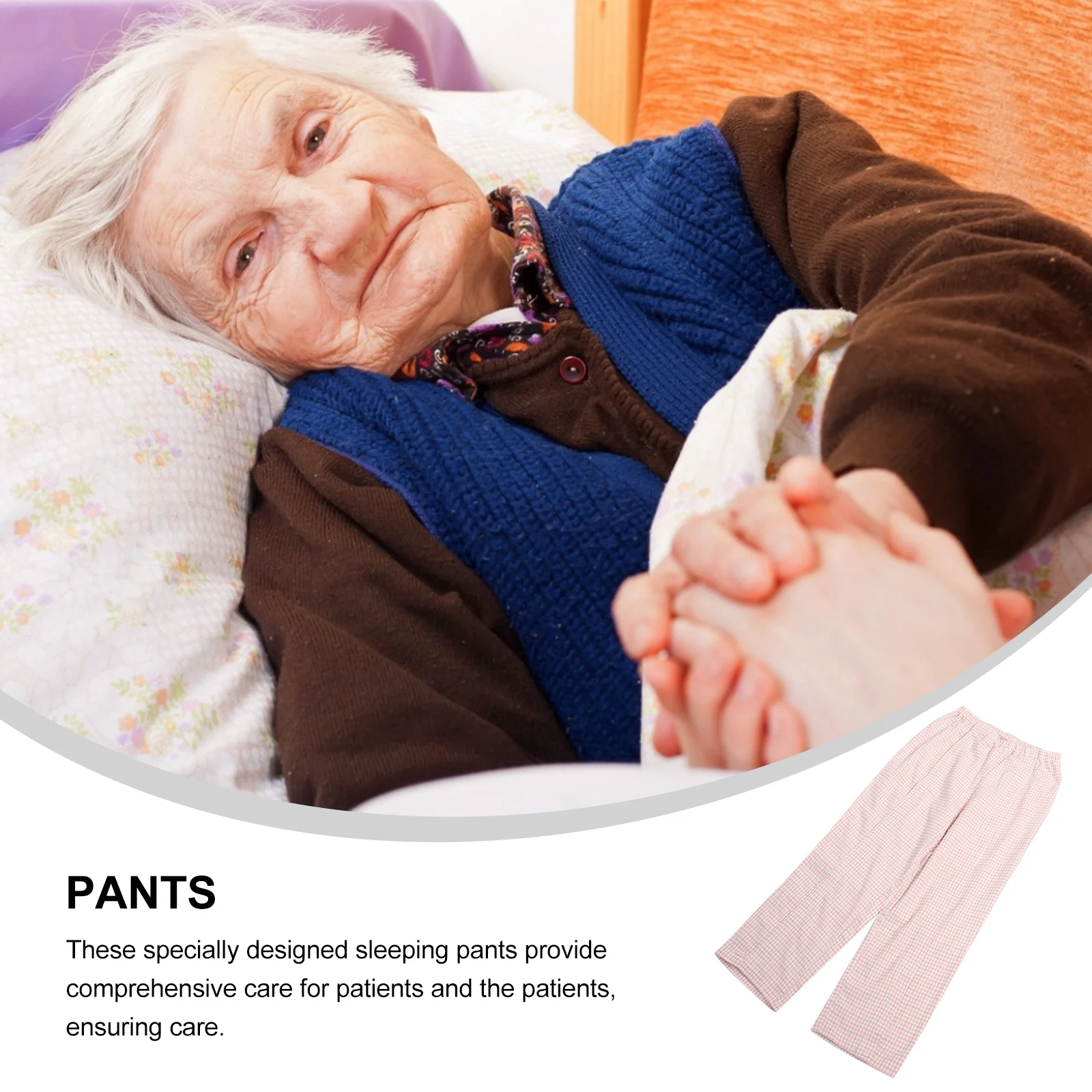 

Washable Adult Nursing Pants Multipurpose After Surgery Trousers For Elderly Loose Fit Comfortable Patient Trousers For Home