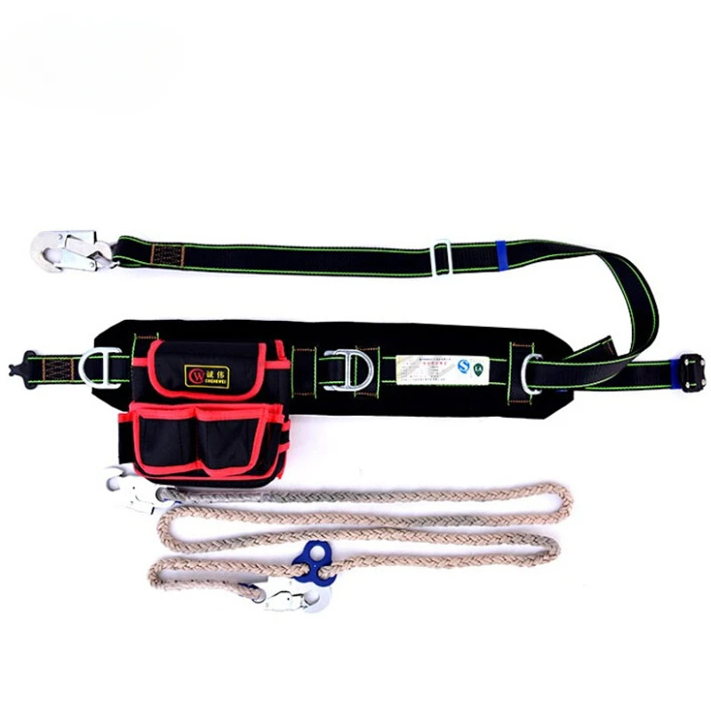 Fence Type Electrician Safety Belt for High-altitude Operations Electric Climbing Pole Safety Belt Thickened Version