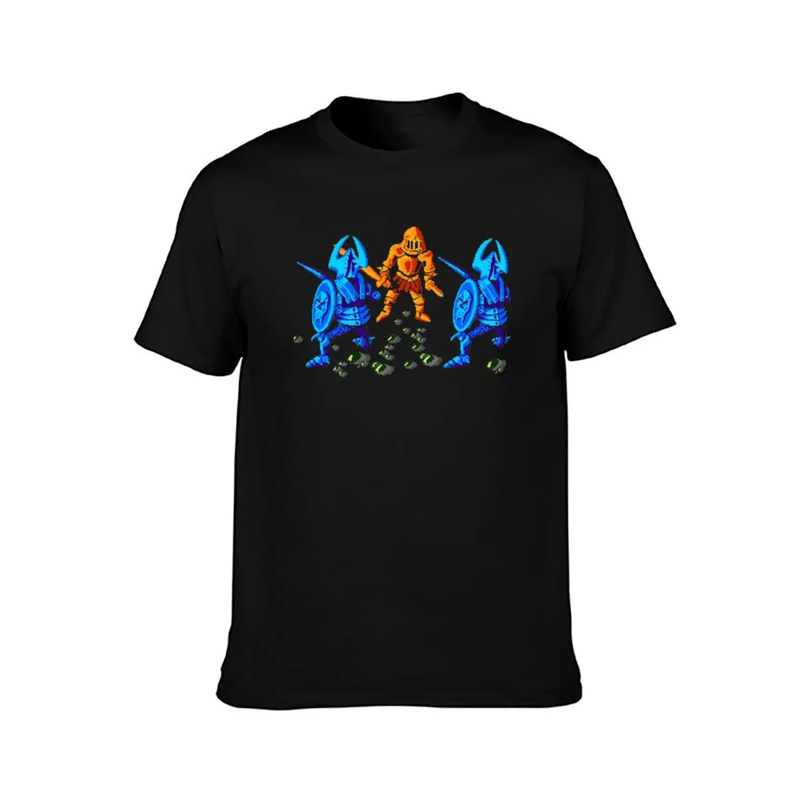 Wizards and Warriors T-Shirt Summer Casual Cotton Tee Oversized Streetwear Tops Vintage Graphic Print Loose Fit Short Sleeve