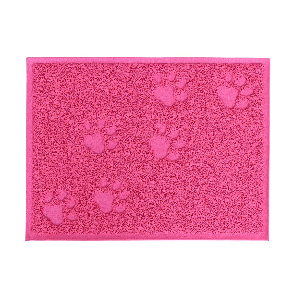 

30 x 40cm Pet Puppy Dog Cat Litter Mat Claws Pet Small Footprint Foot Sleeping Pad Placemat Cleaning Carpet (Rose Red)