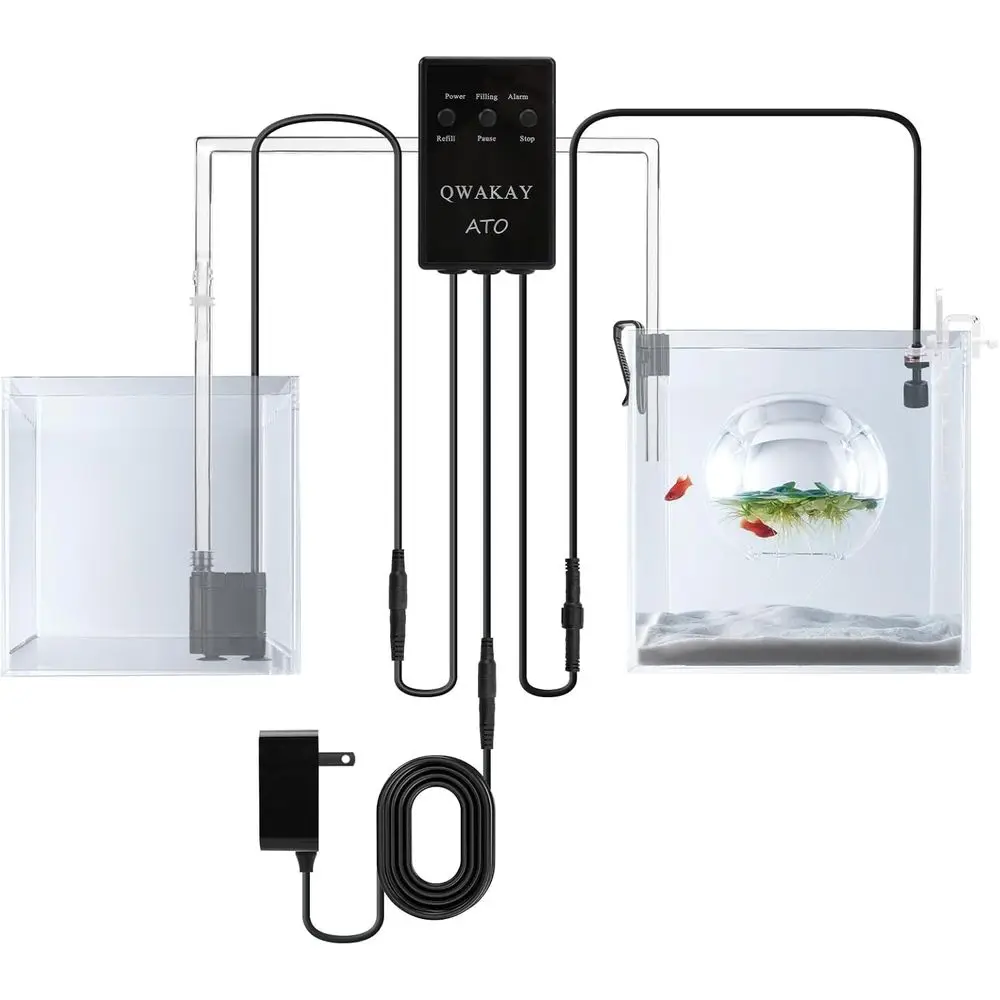 

Smart Automatic ATO System for Aquarium - Water Level Controller Kit for Saltwater Tanks