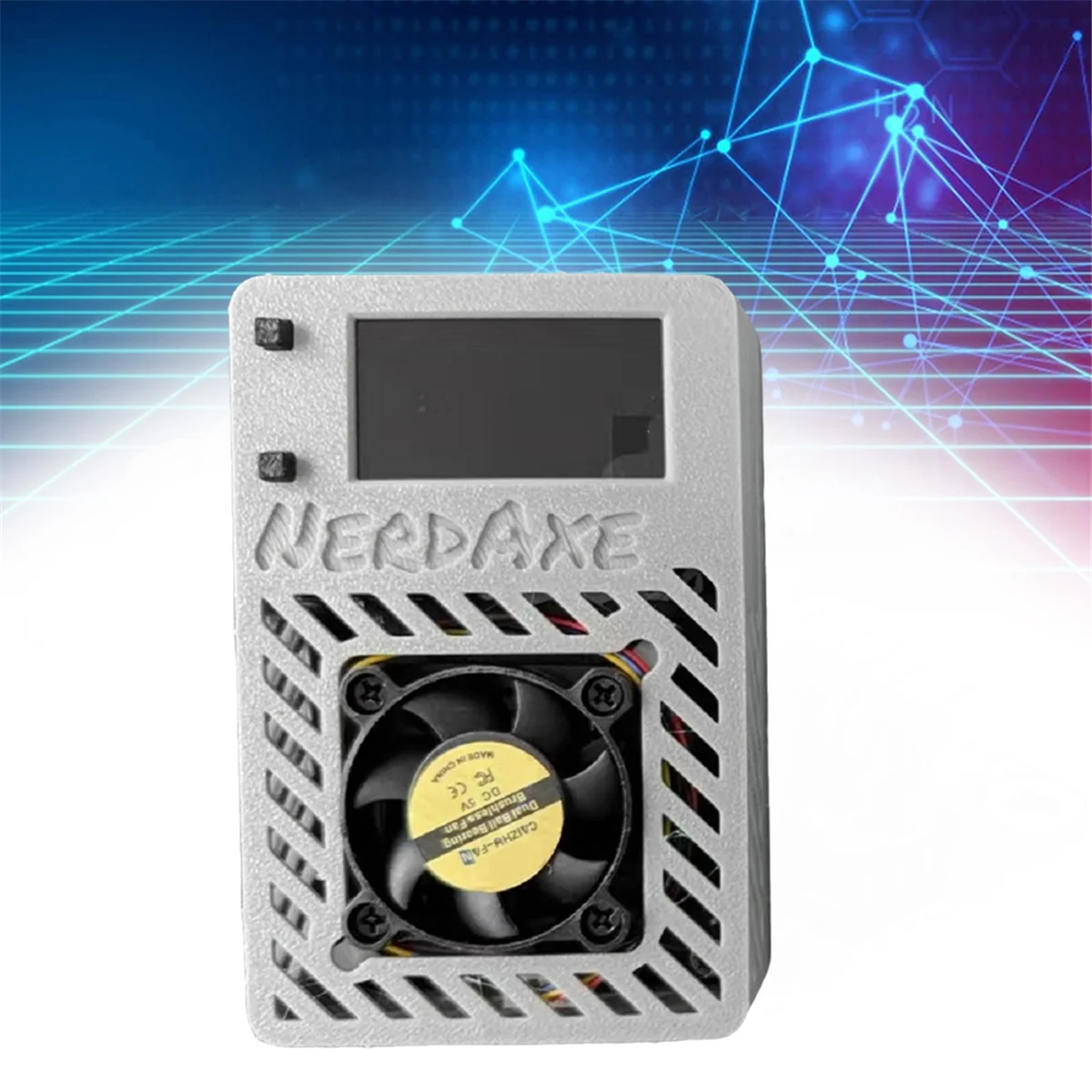 A69F-NerdAxe Miner Nerdminer with Display 500Gh/S S19XP BM1366 ASIC Bitaxe Bitcoin Micro-Miner Lottery Mining Miner US PLUG