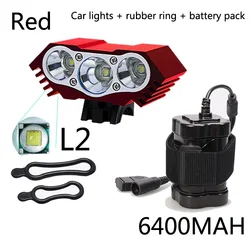 2700LM Super Brightness Bicycle Light USB Bike Flashlight Handlebar 3xT6 Outdoor Night Cycling Front LED Lamp