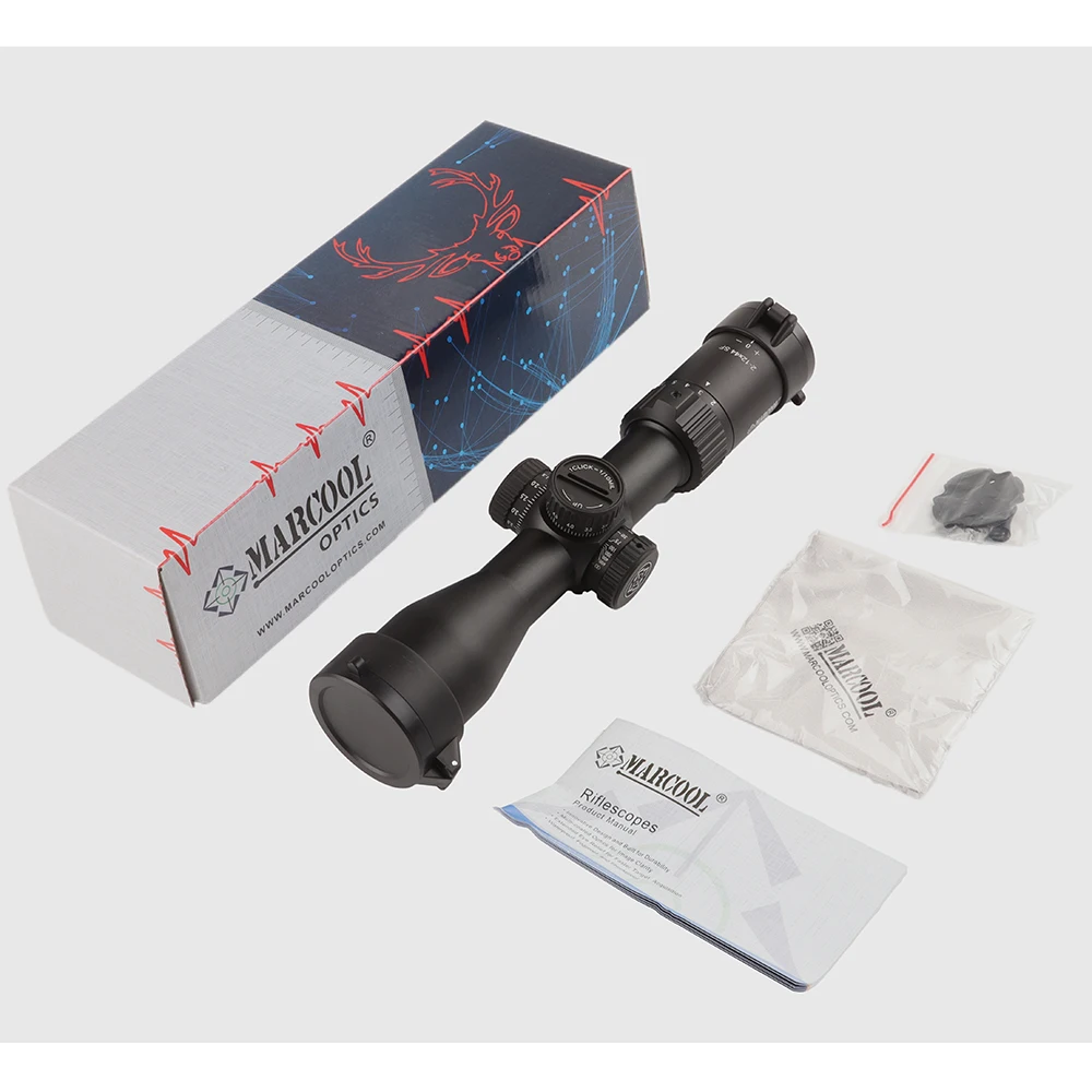 Imagem -06 - Marcool-alt 212x44 Riflescope Retículo Tático Mil Dot segundo Plano Focal Visão Óptica Airsoft para Rifle de Caça Ar15. 223