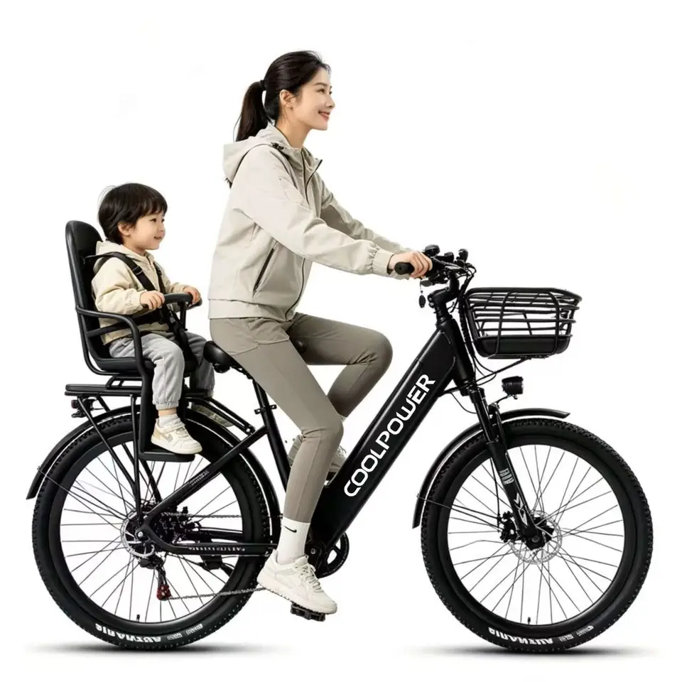 Adult E-Bike 48V 20Ah Battery 70 Range Road Electric Bicycle 26-Inch Tire City Ebike，Electric Bike image 8