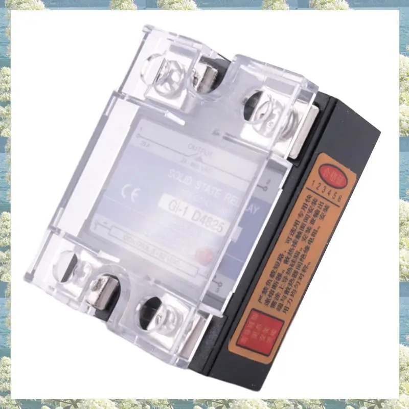 Новинка-2X SSR 25A 3-32 В постоянного тока до 24-480 В переменного тока, однофазное твердотельное реле, управление постоянным током, напряжение нагрузки AC MGR-1 D4825