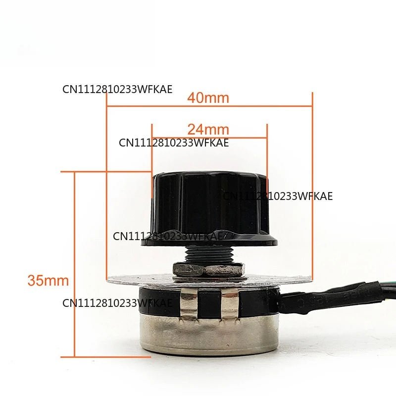Customized Potentiometer Throttle adjustment Button Rotary Knob Speed Limiter For Electric Cart Bike Wheelchair Motor
