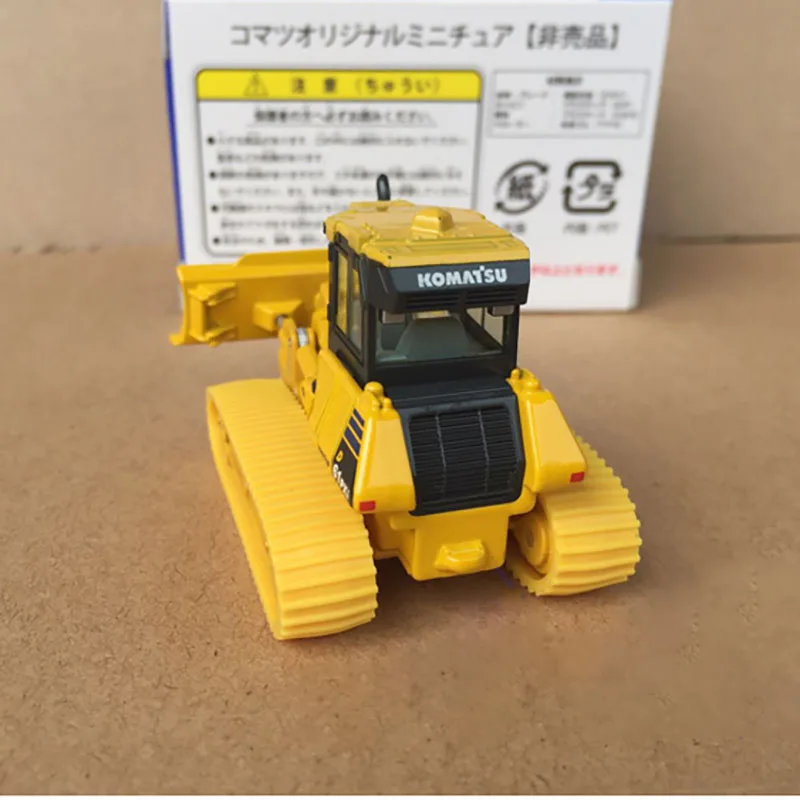 1:87 Scale Komatsu D61PXi-23 Crawler Bulldozer Alloy Loading Excavation Engineering Vehicle Model