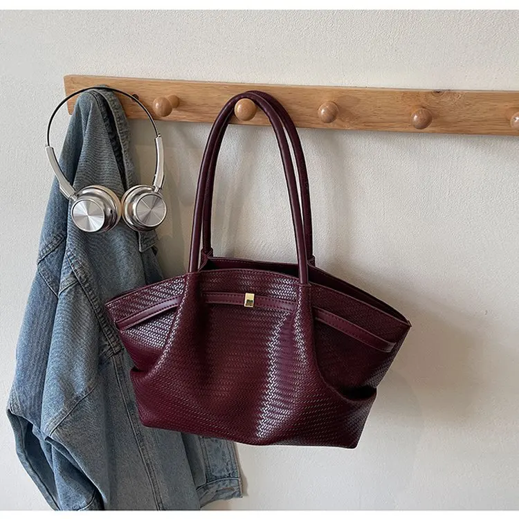 ‌ Borsa a tracolla scozzese alla moda Autunno Novità - Borsa tote da donna con tracolla regolabile, materiale PU, dimensioni medie per viaggi e street style