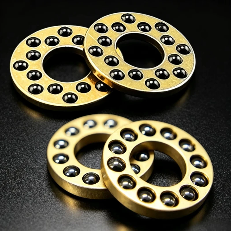 H62 CNC Ceramic Ball Brass Frame Machined Folding Knife Quick System Replacement Part Cage Bearings Washers Knife Accessories