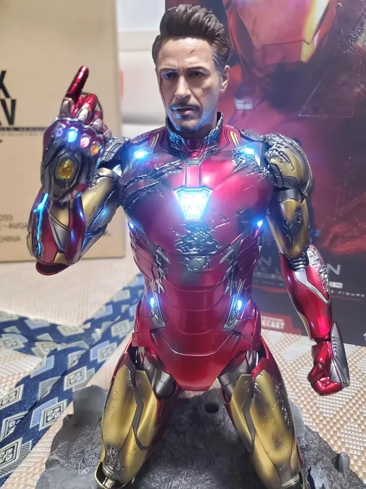 

Hot Toys Mms543d33 Iron Man Mk85 Marvel The Avengers 4 1:6 Alloy Puppet Soldier War Damage Version Exquisite Workmanship Gifts