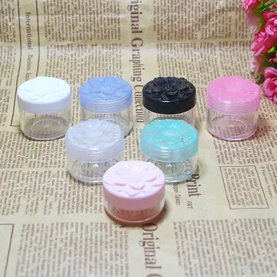 

20/50Pcs Refillable Bottles Travel Face Cream Lotion Cosmetic Container Plastic Empty Makeup Jar Pot 10/15/20g