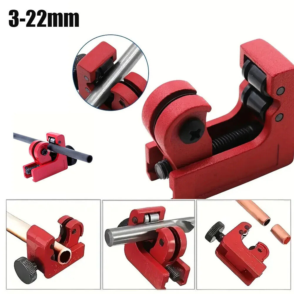 Mini Alloy Steel Pipe Tubing Cutter Aluminium Radiator Brass Brake Pipe 3-22mm Small Copper Pipe Cutter Arrow Cutter