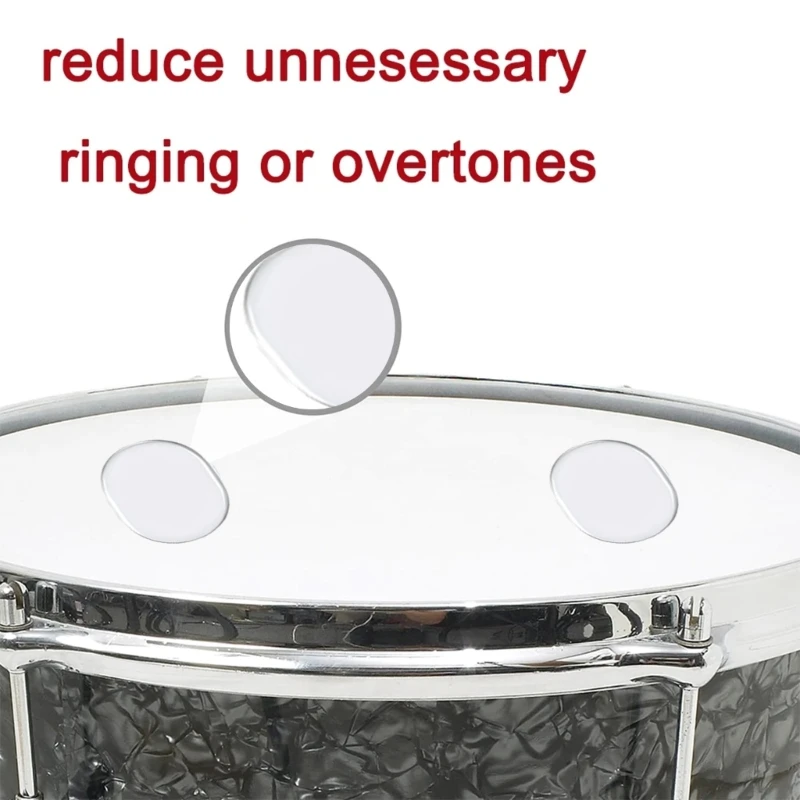 Set of 48 Drum Set Silicone Silencers Shock Absorbing Practice Pads for Training