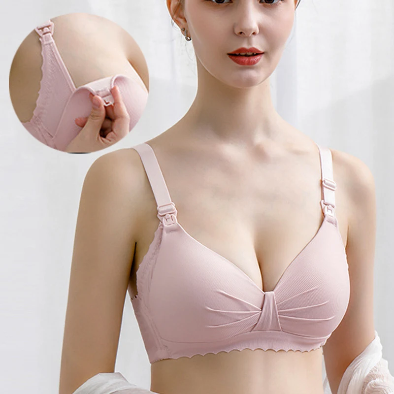 

Оптовая продажа, высокое качество, большие размеры, бюстгальтер для кормления, дышащее женское нижнее белье для кормления грудью, бесшовный бюстгальтер для беременных, пуш-ап