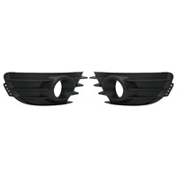 1 Pair Front Bumper Fog Light Grille Black Fog Lamp Cover Trim Replacement for Citroen C4 2004‑2008 Fog Lamp Grille Cover