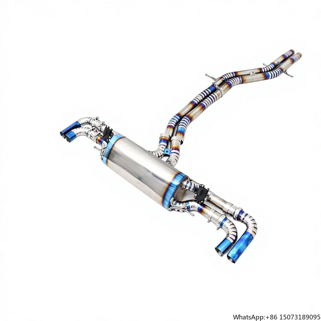 Catback Exhaust Pipes for RSQ8 4.0T Titanium Exhaust Pipe Muffler Escape System Supports Customization