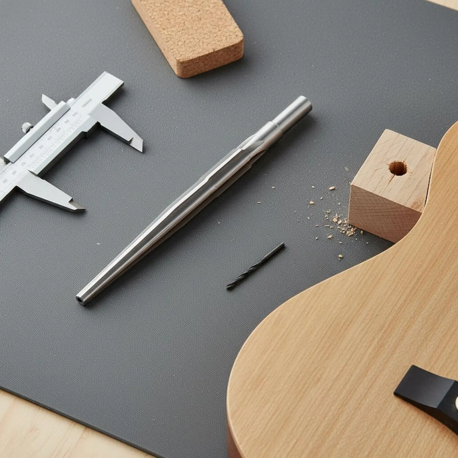 Endpin Connector Hole Reamer Even Cutting Guitar Endpin Reamer for Luthiers, Workshop