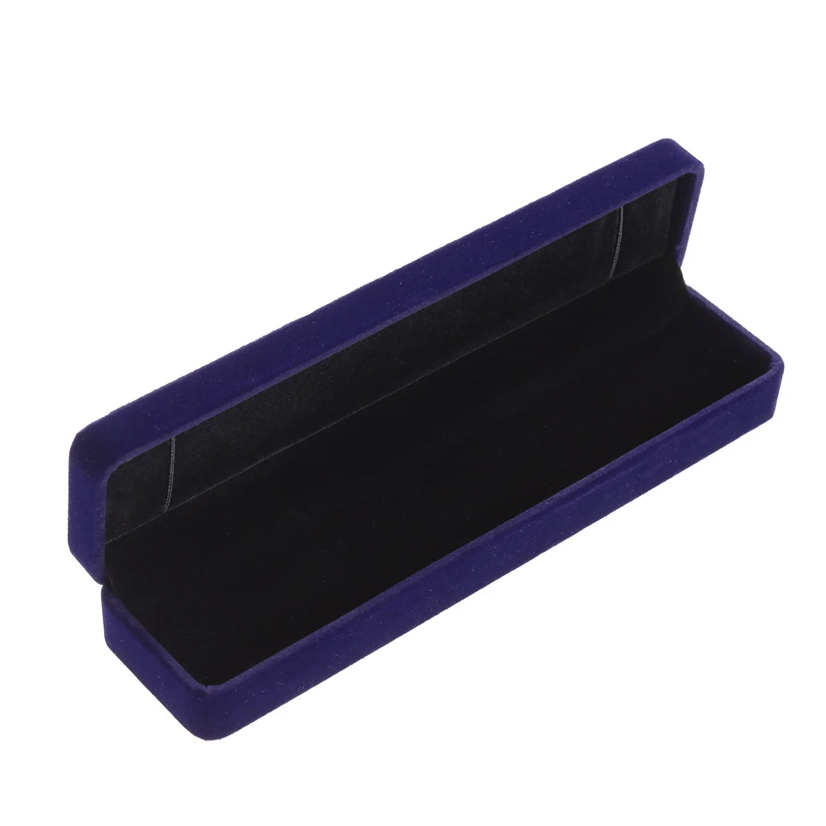 

3Pcs Jewelry Box Dark Blue Flocking Storage Case for Earrings Necklace Accessories Organizing Lady Jewelry Chest