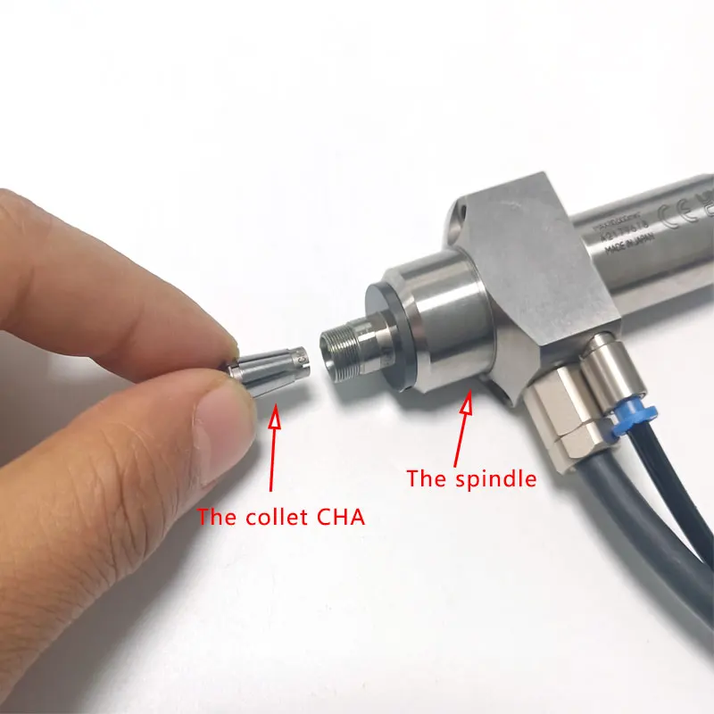 Cha 3.175 3.0 4.0 Pinça Mandril Braçadeira Robô Mão Veyer para Eixo Em20-s6000 Mandril de Broca para Torno de Bancada Cnc