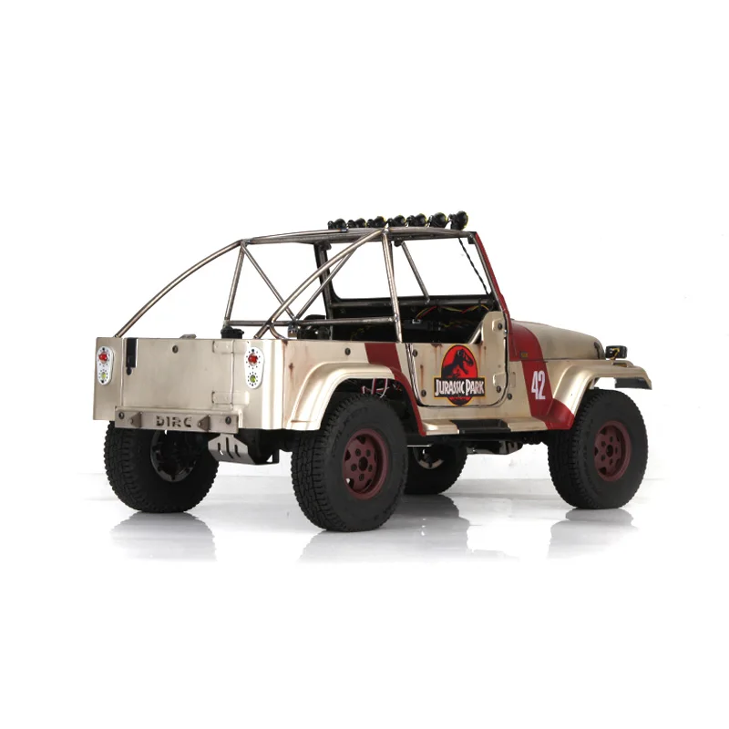 T4 Titanium Alloy Tube Frame Roll Cage YJ Body Shell Jurassic Park for 1/10 RC Crawler Car Traxxas TRX4 Handmade Frame DIY Parts