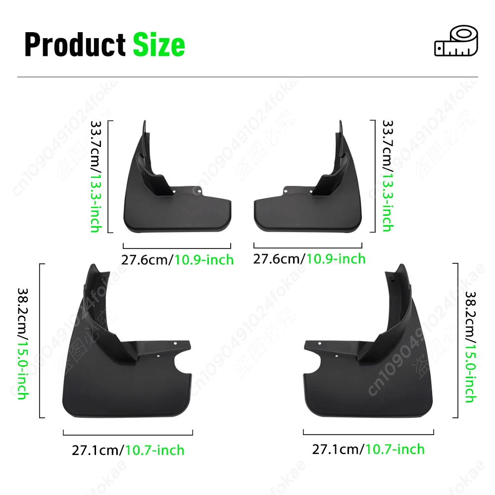 For Mercedes Benz ML Class W164 2006 2007 2008 2009 2010 2011 Fender Mudflaps Splash Guards Mudguards Mud Flaps
