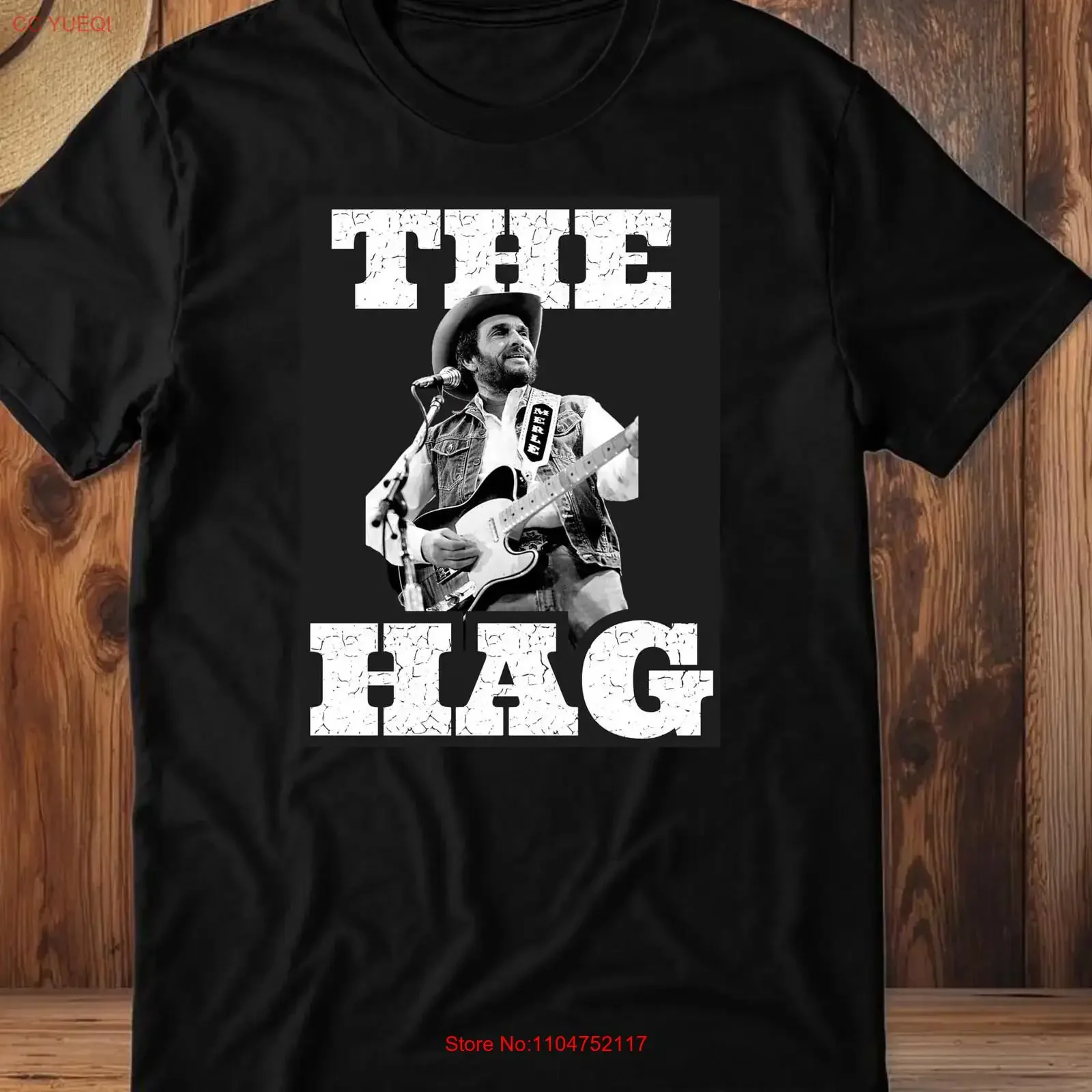 Camiseta Retro de Música Country de Merle Haggard, Ropa de Homenaje Vintage para Fans del Country, Ropa Clásica de The Hag, Estilo Vintage Lavado