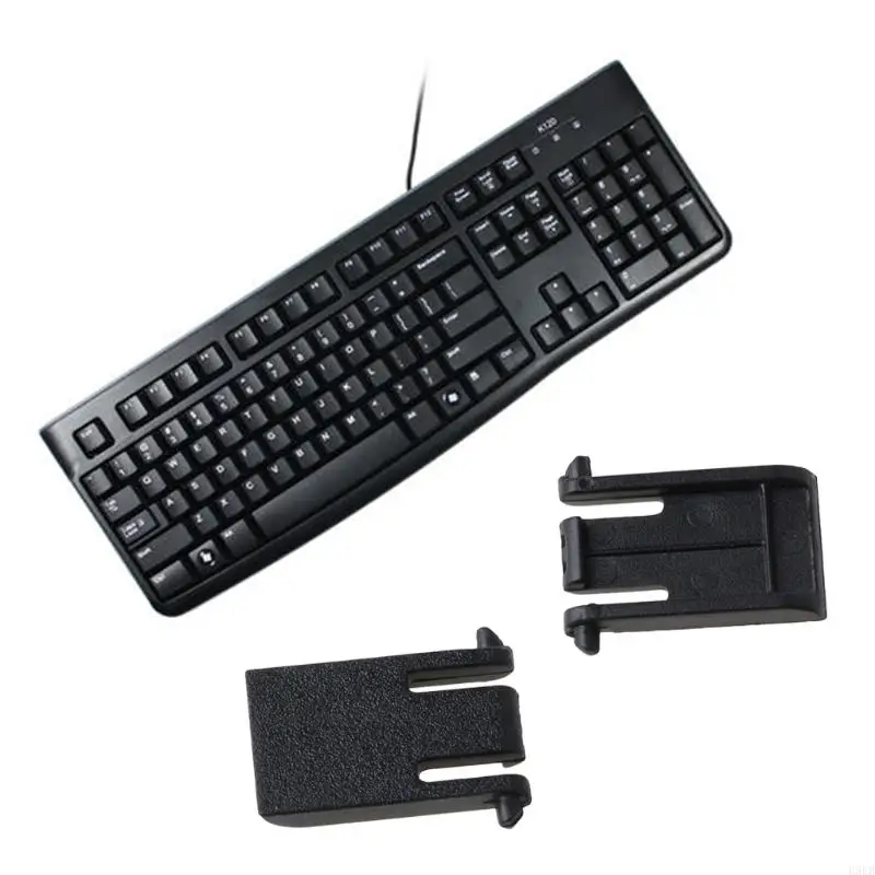 

H9EB Keyboard Bracket Leg Plastic Stand for K120 Mechanical Gaming Keyboard Accessories 2 Pieces