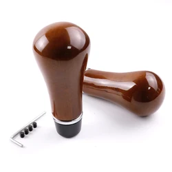 Solid Wooden Car Gear Shift Knob Wood Stick Shifter Lever Head