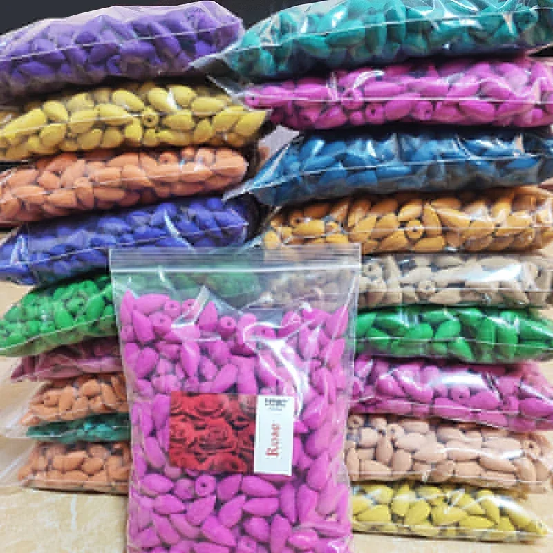 Natural 100g Backflow Incense Cones Sandalwood Lavender Reflux Tower Incenses Scents for Home Teahouse Waterfall Smoke