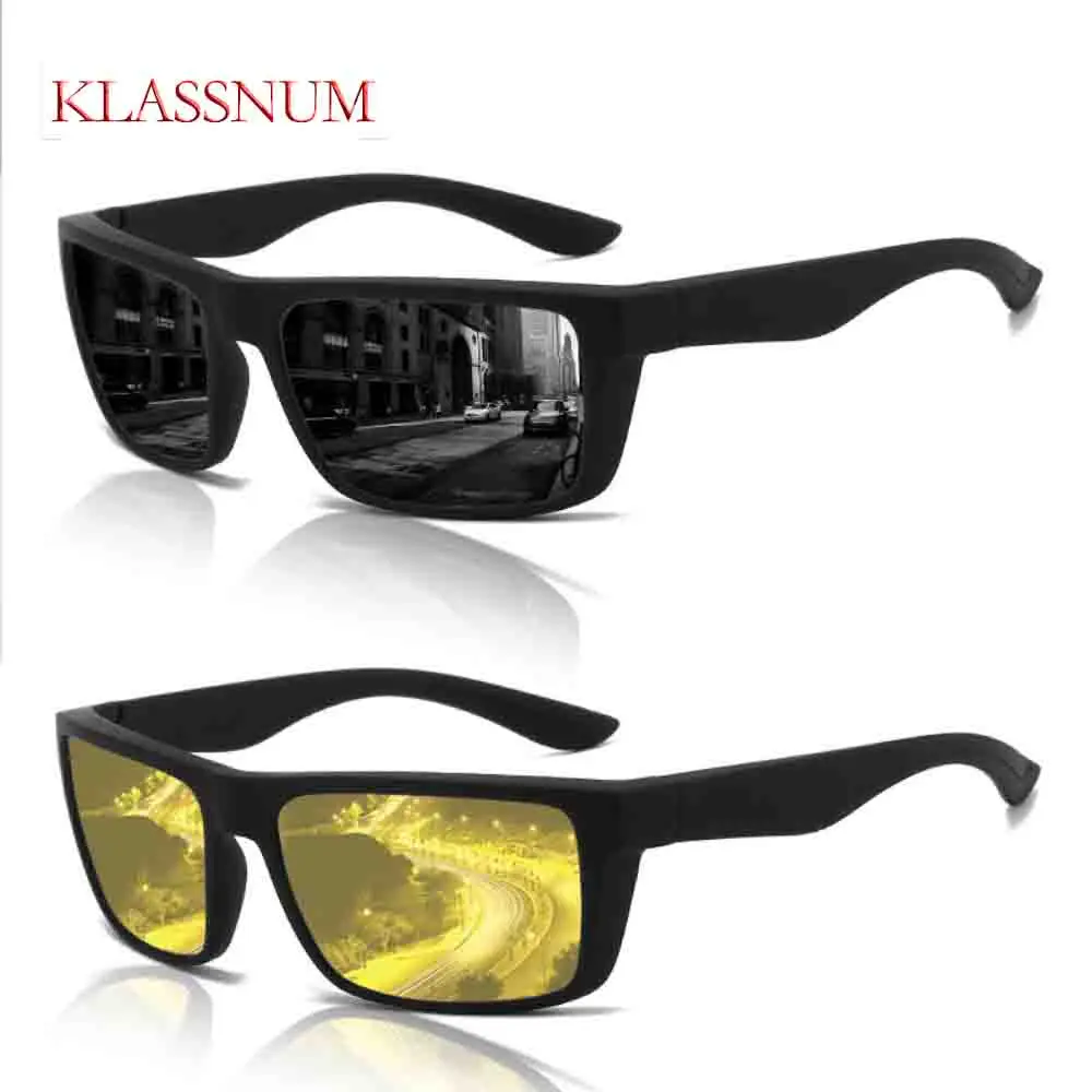 Classic Men HD Polarized Sunglasses Fishing Cycling Hiking Sports Sun Glasses Square Frame Driving Shades Driver Goggles UV400