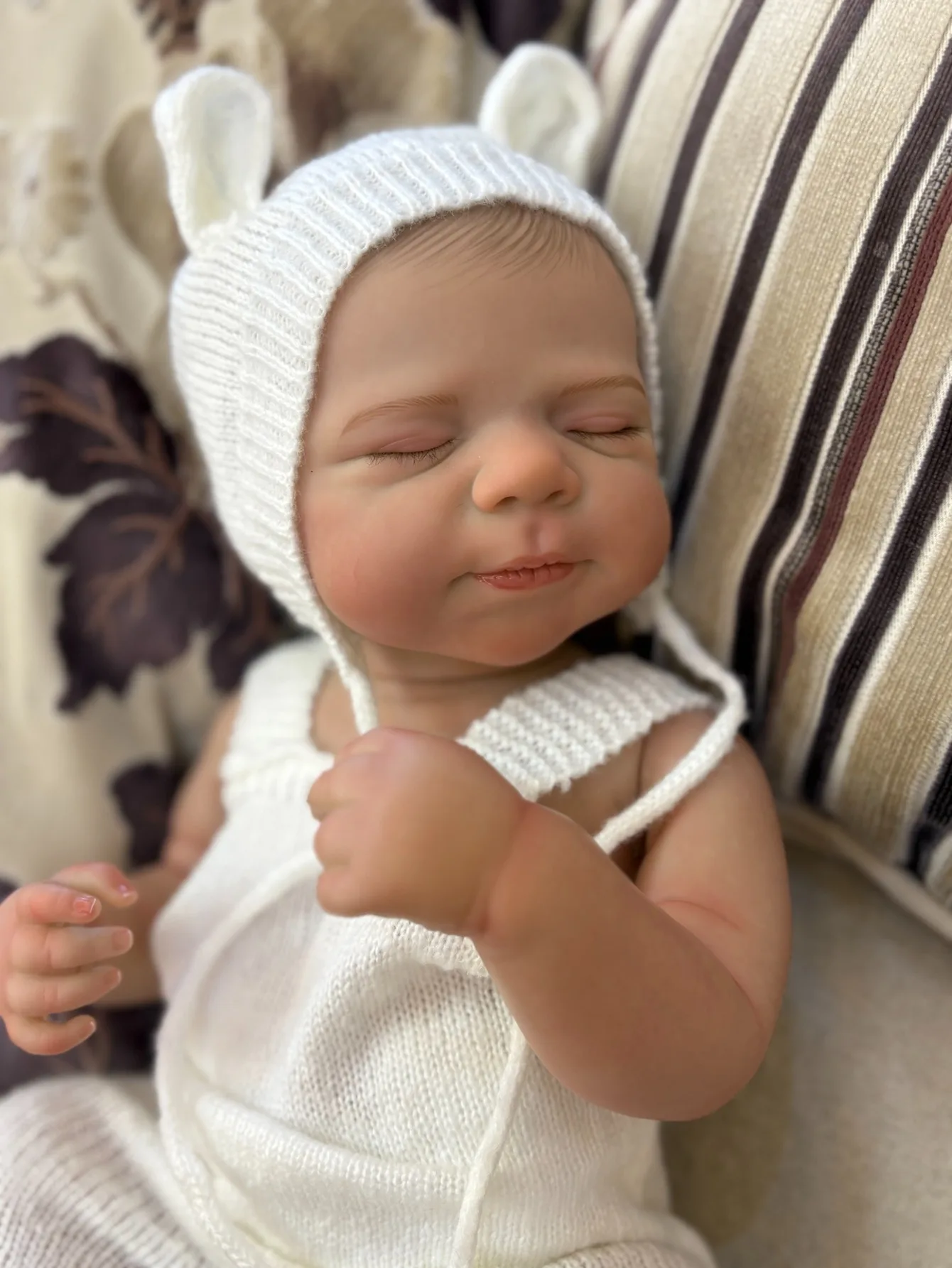 

3D Painted Hair 18 Inch Pascale Bebe Full Body Soft Silicone Vinyl Reborn Girl Handmade Bebe Newborn Baby Doll